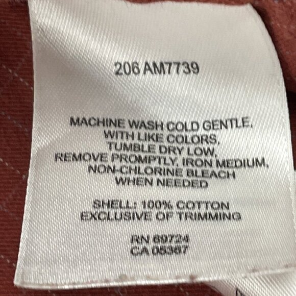 Lot of 2 Columbia Button Up Shirts Men’s L Long Sleeve Cotton Outdoor Casual Red - Picture 8 of 10